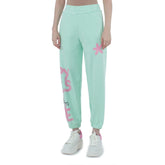 Comme Des Fuckdown Green Cotton Women Trouser